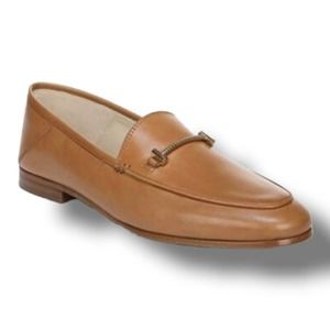 Sam Edelman Women's 7 Lior Leather Loafer Tan Saddle Bit
